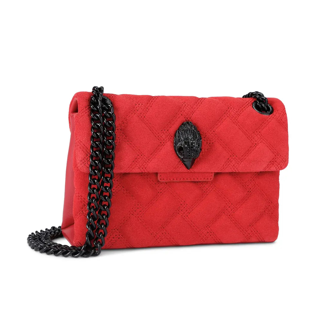 Mini Leather Kensington Bag Red