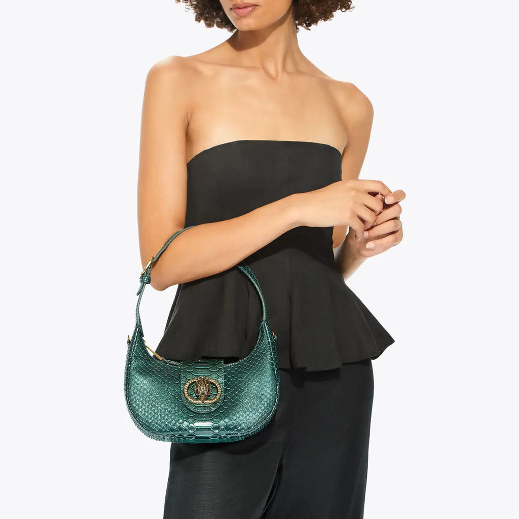 Small Chelsea Hobo Bag Snake Print